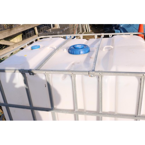 12 - Ad blue IBC 1000 litre tank - only had ad blue as contents and only a few months old