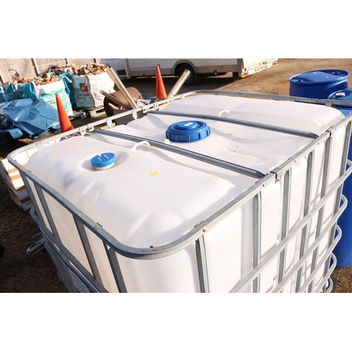 12 - Ad blue IBC 1000 litre tank - only had ad blue as contents and only a few months old