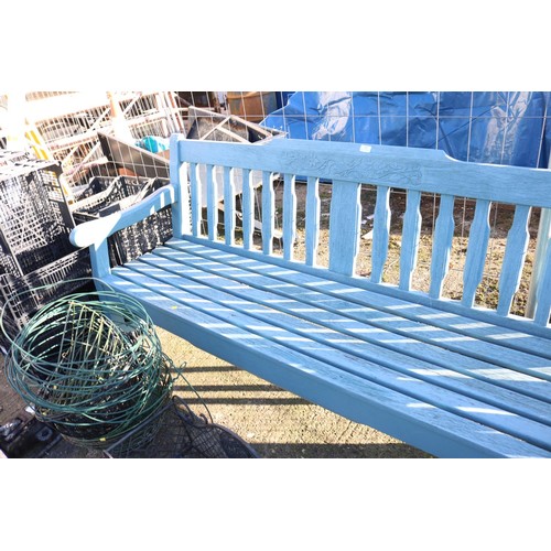 28 - Lareg wooden garden bench