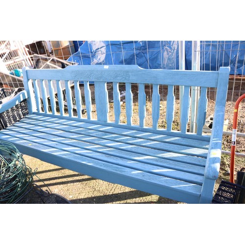 28 - Lareg wooden garden bench