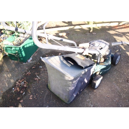 65 - Green petrol lawnmower, AF