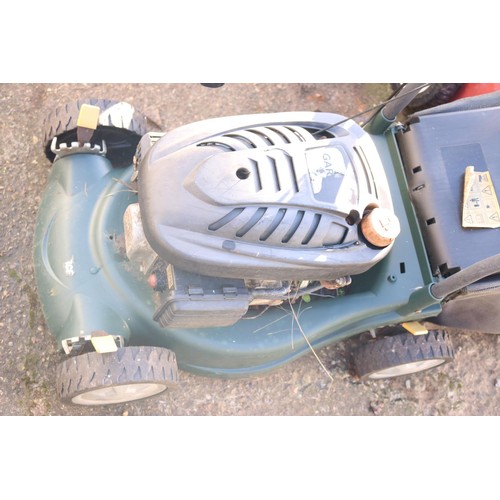 65 - Green petrol lawnmower, AF