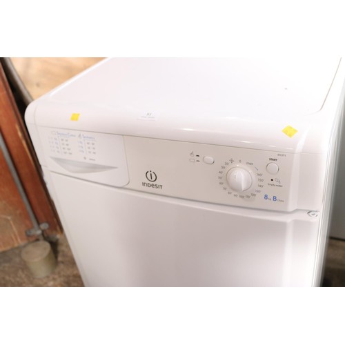 81 - Indesit tumble dryer - warranted until 12 noon Tuesday following the above sale