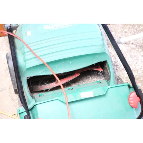 95 - Qualcast concorde electric lawnmower - warranted until 12 noon Tuesday following the above sale