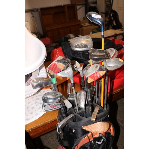 169 - Callaway golf clubs & bag