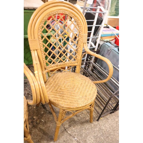 183 - 2 wicker chairs