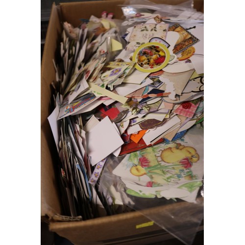 244 - Envelopes, card plus embellishments