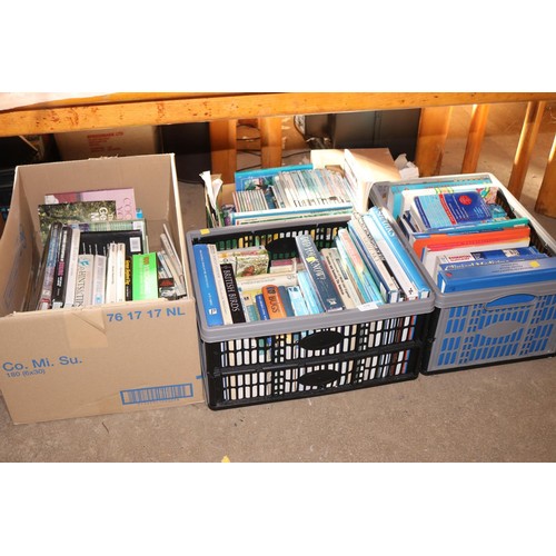 279 - 4 boxes of books