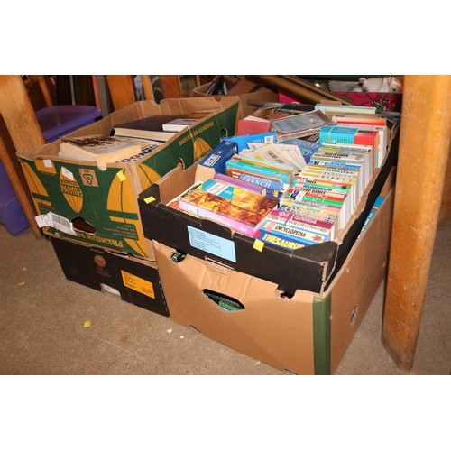 283 - 4 boxes of books