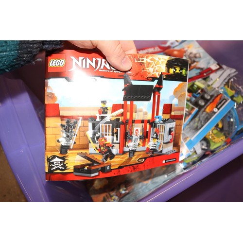 284 - Large box of Lego sets, individually bagged with instructions