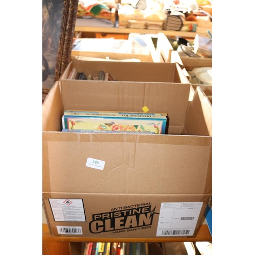 288 - 2 boxes of craft books