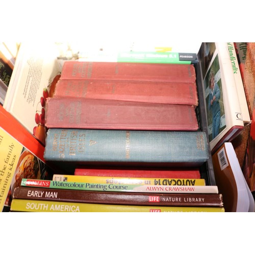 323 - 2 boxes of assorted hard/paper back books