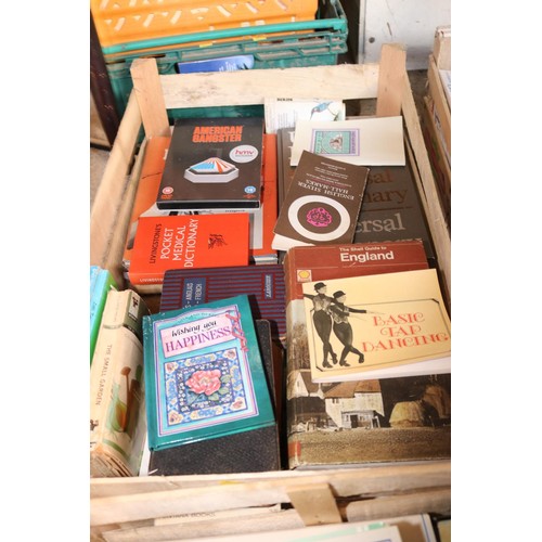 326 - 3 boxes of various books