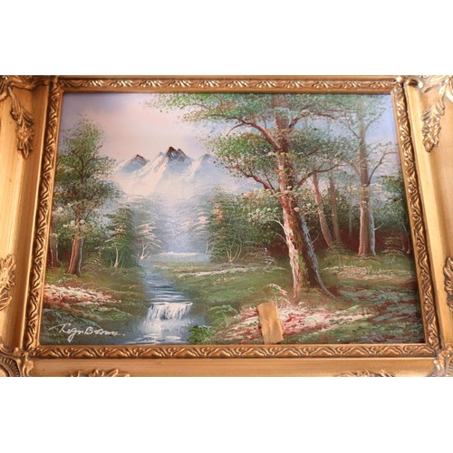 363 - 4 small gilt framed oils