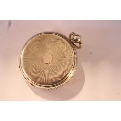 459 - 2 small pocket watches - stamped 'fine silver'