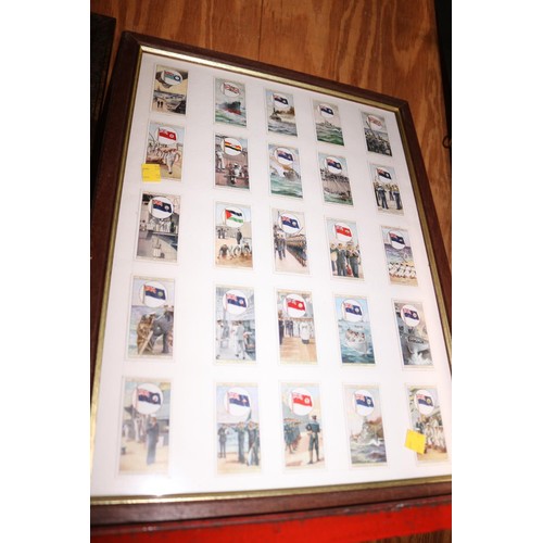 475 - Wills cigarette cards in 2 picture frames