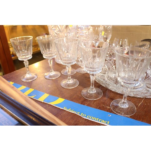 508 - Qty cut glass ware