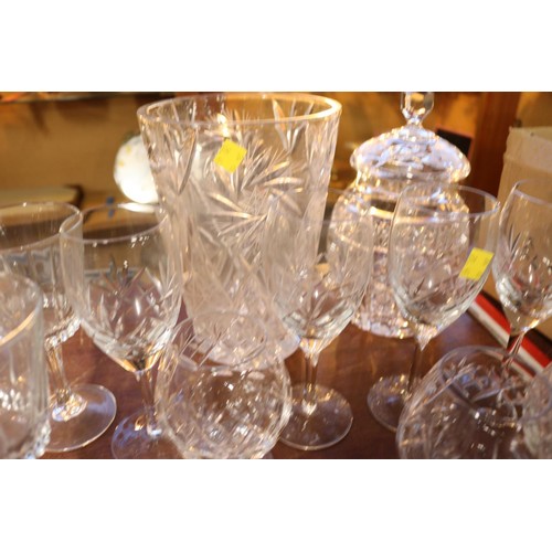 508 - Qty cut glass ware