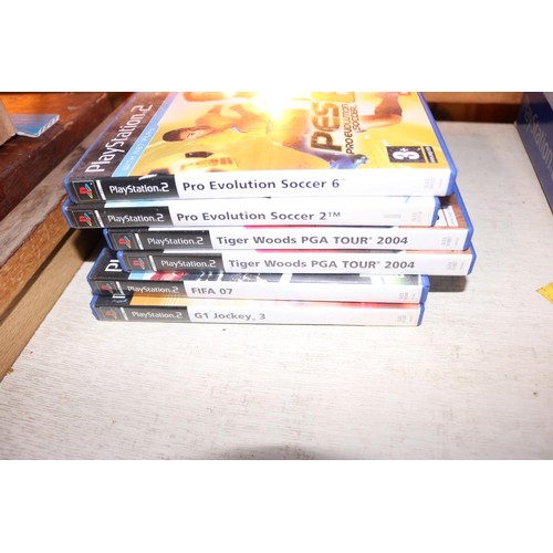 510 - PS2 console & games