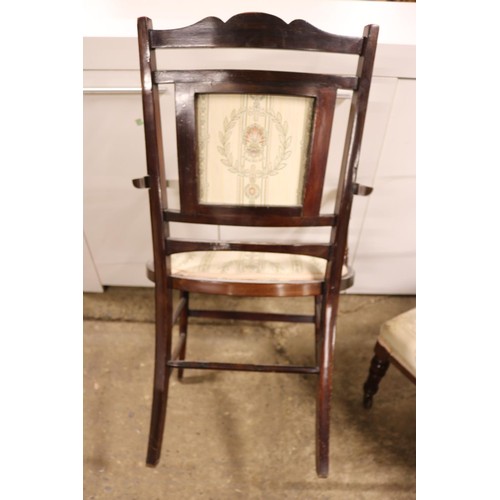 547 - 2 inlaid chairs