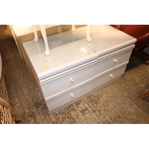 584 - Put together dressing table/2 chests with stool