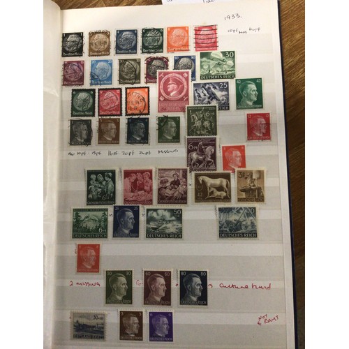 355 - Photo album with various third reich stamps, incl German