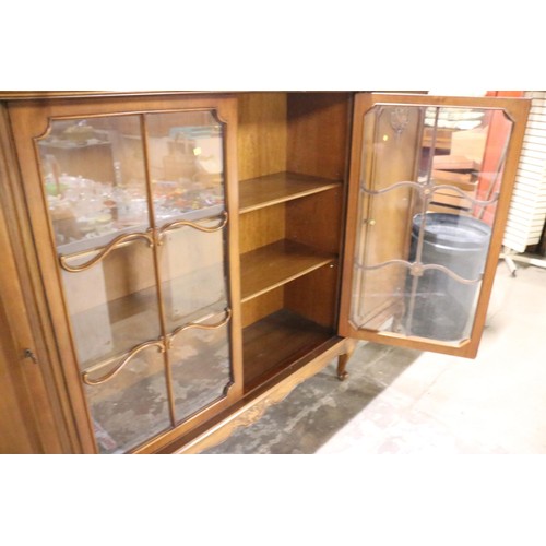 606 - Large double bookcase