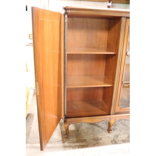 606 - Large double bookcase