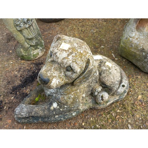 38 - Dog garden ornament