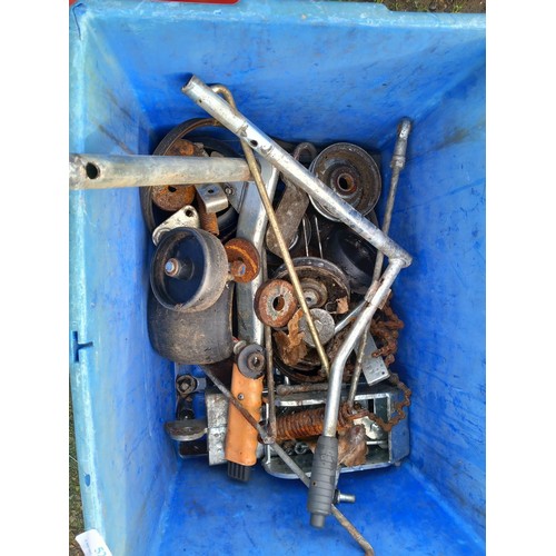 52 - Box of husqvarna parts