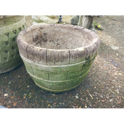 72 - 4 concrete plant pots