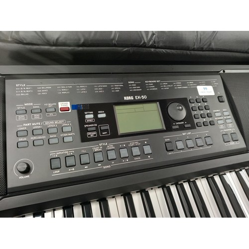 99 - Korh EK-50 keyboard with stagg case - warranted until 12 noon Tuesday following the above sale