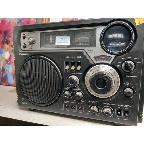 218 - Panasonic DR26 radio - model no. RF-2600LBE