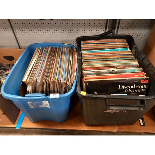 268 - 2 crates of LP records