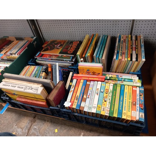 271 - 4 trays of books