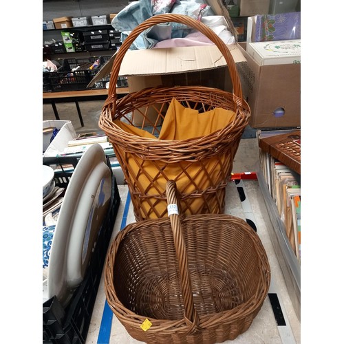 332 - 2 wicker baskets