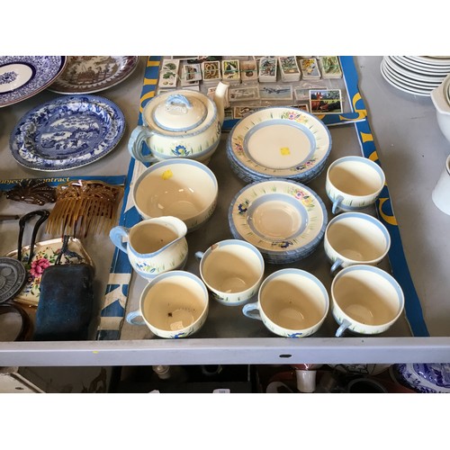 333 - Blue tea set