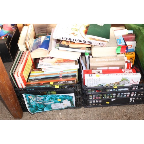 335 - 2 boxes of assorted hard/paper back books