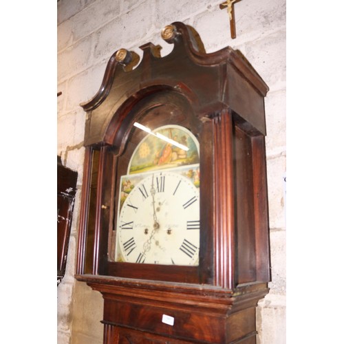 515 - Grandfather clock - w.feather, Halifax