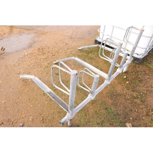 1 - Galvanised bike rack