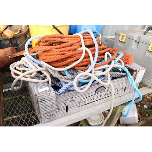 7 - Box of a large qty of rope