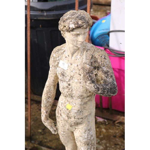 52 - Male garden statue