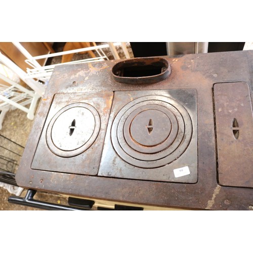 99 - Antique cast iron stove