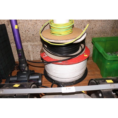 129 - 3 rolls of electrical cable