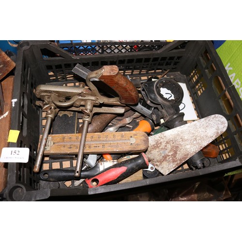 152 - Mixed tools, incl Stanley plane