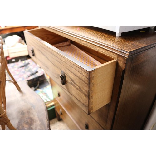 198 - Oak chest of drawers