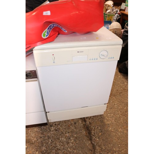 202 - Indesit dishwasher - warranted until 12 noon Tuesday following the above sale