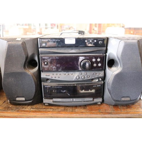 274 - Kenwood stereo with speakers - warranted until 12 noon Tuesday following the above sale