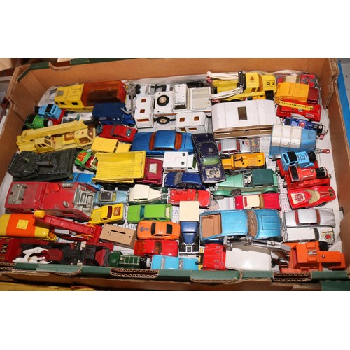 310 - Large qty of vintage/modern toy cars, trucks, etc, incl Dinky Matchbox, Corgi & Britains