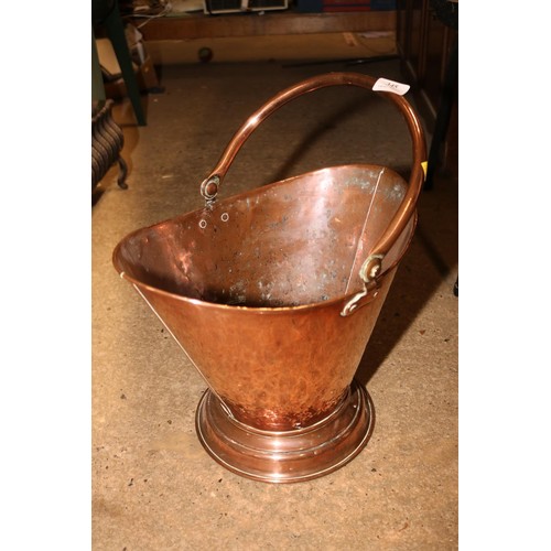 345 - Copper coal bucket